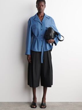 NWT (Size 6) COS PLEATED COTTON PANTS